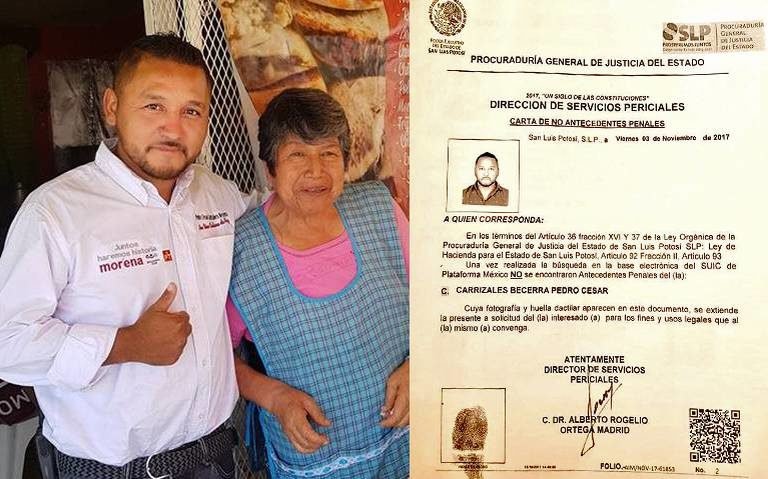 mijis carta antecedentes