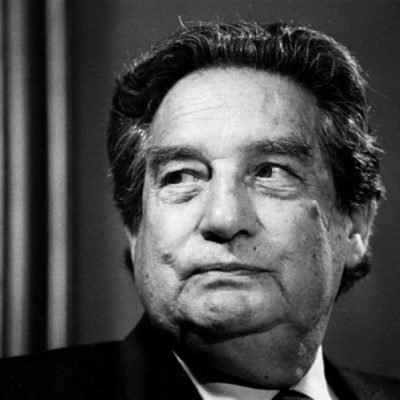 Portrait du poète mexicain Octavio Paz