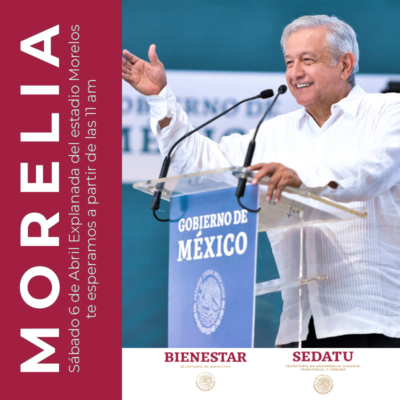 AMLO en Michoacan