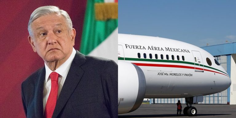 regresa el avion AMlO