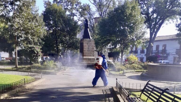 Desinfectarán de forma integral espacios públicos de Pátzcuaro 2 2 (1)