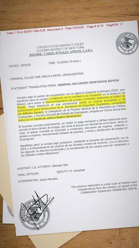 documento de la DEA