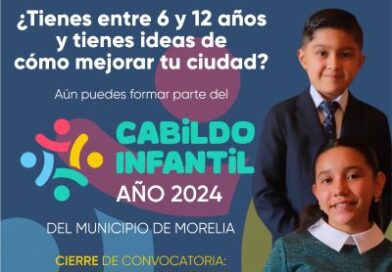 Gobierno de Morelia continúa impulsando la voz de las infancias a través del Cabildo Infantil 2024