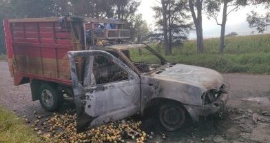 Fueron 9 autos los incendiados por sicarios, en la región Maravatío