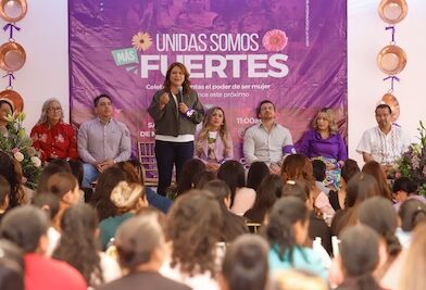 Cientos lo ratifican con Fabiola Alanís en Santa Clara del Cobre: “Es tiempo de mujeres”