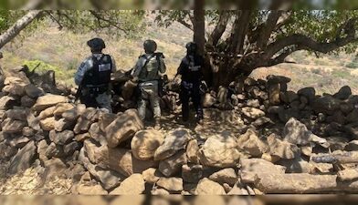 Destruyen dos campamentos ilícitos en Parácuaro