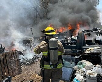 Arde deshuesadero, en Morelia