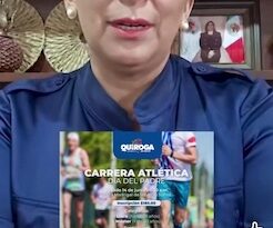 Alma Mireya González invita a celebrar el Día del Padre y participar en carrera atlética el próximo sábado