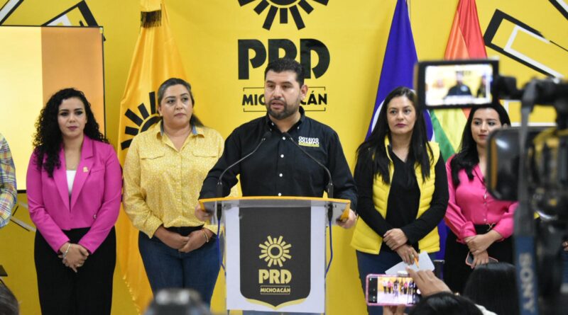 El PRD Michoacán exige que el “Plan de Seguridad y Justicia para Michoacán” no se quede en el discurso