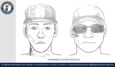 Solicitan apoyo ciudadano para identificar a dos hombres buscados por autoridades de Guanajuato