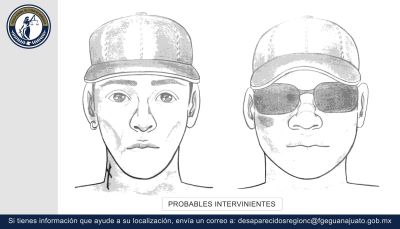 Solicitan apoyo ciudadano para identificar a dos hombres buscados por autoridades de Guanajuato
