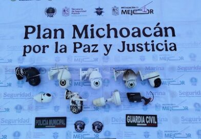 Cámaras de vigilancia ilegales aseguradas en Jacona: SSP