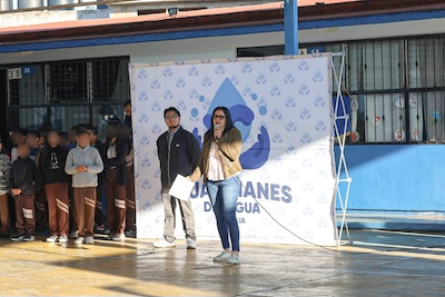 Adolfo Torres lleva el mensaje del cuidado del agua a niñas y niños de Morelia