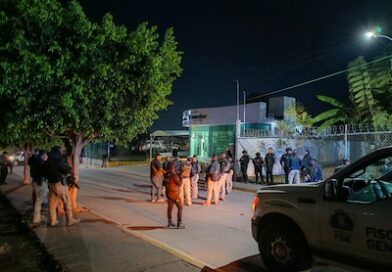 Sujetos armados atacan a balazos el banco «Bienestar» en Tarímbaro, dejando daños materiales.