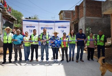 Quiroga avanza con obra integral en la calle Lima, agua, drenaje y pavimentación para mejorar la calidad de vida de la población: Alma Mireya González
