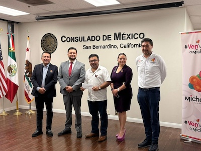 Michoacán presenta oferta turística y aérea en California: Sectur