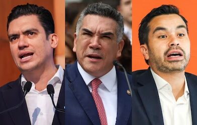 Dirigentes del PRI, PAN y MC celebran fracaso de la reforma electoral