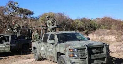 Enfrentamiento armado militares y GC abatieron a dos delincuentes en Apatzingán.