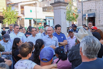 Adolfo Torres atiende a usuarios de Santa María pese a intento de sabotaje