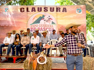 Expo Ganadera Tuzantla 2026: Octavio Ocampo subraya aportación del sector al PIB de Michoacán