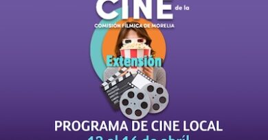 Invita SeCultura Morelia a la Extensión de la Semana del Cine