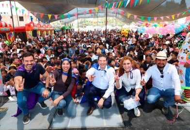 Ferias de la Niñez llevan sonrisas y alegría a tenencias del Sur de Morelia