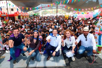 Ferias de la Niñez llevan sonrisas y alegría a tenencias del Sur de Morelia