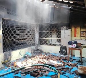 Controlan incendio en Lomalinda; sin personas lesionadas