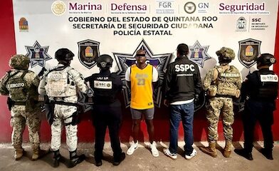 Autoridades, federales y locales detienen en Quintana Roo a un hombre requerido Estados Unidos
