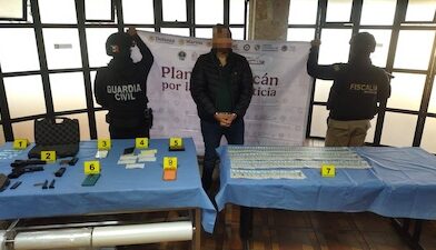 Aseguran metanfetamina, arma de fuego y detienen a un hombre en Morelia: SSP