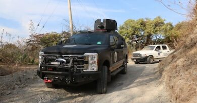 Despliegan operativo por terrestre y aéreo en Villa Madero.