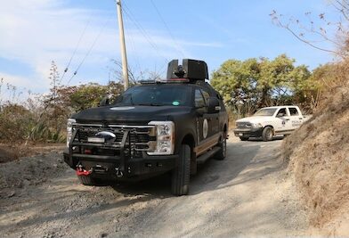 Despliegan operativo por terrestre y aéreo en Villa Madero.