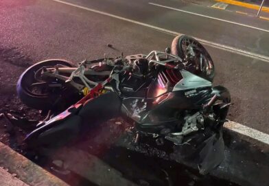 Un  motociclista muere al derrapar su moto sobre el libramiento de Morelia