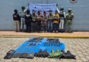 Operativo en Nuevo Zirosto deja cinco detenidos con armas largas, droga y vehículos robados