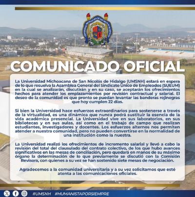 Información importante para nuestra comunidad universitaria.
