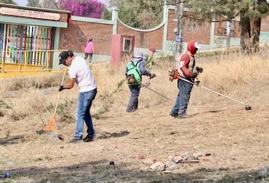 Encabeza Yankel Benítez jornada de limpieza en colonias de Morelia