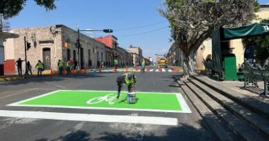 Inicia Sedum balizamiento integral de la Avenida Francisco I. Madero, en el Centro Histórico