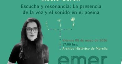 Invita SeCultura Morelia a master class de poesía con Rocío Cerón