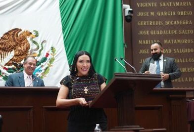 Congreso de Michoacán envía al Congreso de la Unión reforma de Adriana Campos contra explotación laboral y reclutamiento engañoso