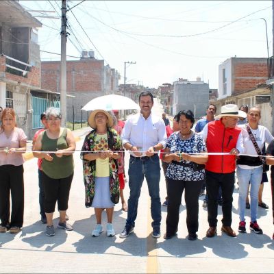 Yankel Benítez entrega calles a colonia 3 de Agosto