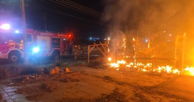 Se incendia pequeña cabaña en la colonia Ana María Gallaga de Morelia