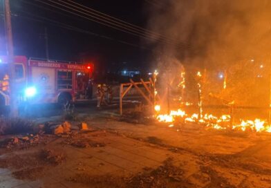 Se incendia pequeña cabaña en la colonia Ana María Gallaga de Morelia