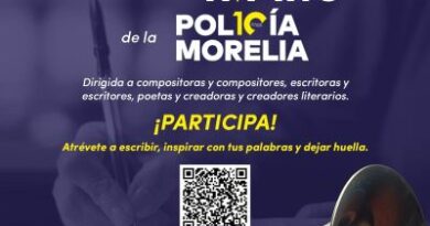 Viernes, último día de convocatoria de SeCultura para crear Himno de Policía Morelia