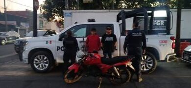Detienen a tres sujetos con droga y arma de fuego en Uruapan