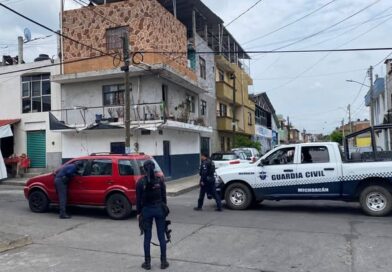 Investigan presunta privación de la libertad de una pareja en la colonia Santiaguito en Morelia.