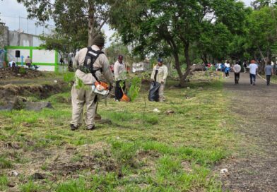Gobierno de Morelia y ciudadanía emprenden jornada integral en el Parque Lineal Bicentenario