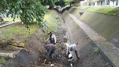 Realiza Gobierno de Morelia limpieza preventiva en canal Fray Antonio de San Miguel