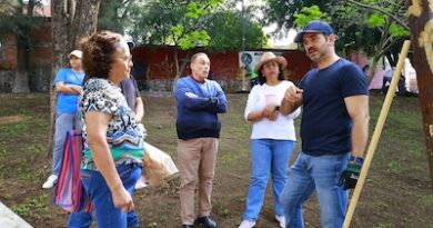 Yankel Benítez encabeza jornada ciudadana de limpieza en Lomas de Santiaguito
