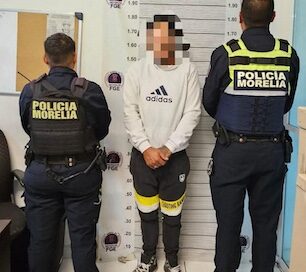 Aseguran motocicleta robada y detienen a su conductor en Morelia