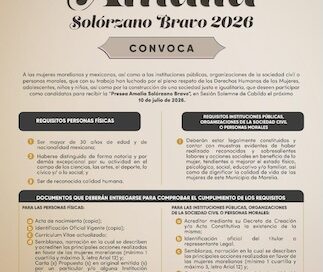 Último día para postularse a la Presea Amalia Solórzano Bravo 2026